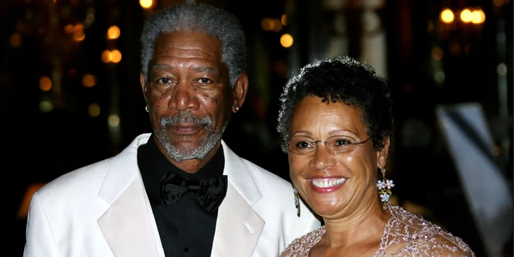 morgan freeman with his wife